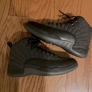 Wool. Black and Grey Retro Jordan 13.